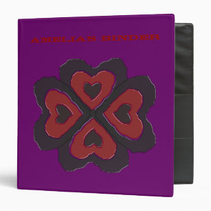Gothic Melting Love Heart Custom Binder