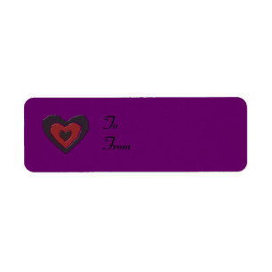 Gothic Melting Love Heart Custom Gift Tags