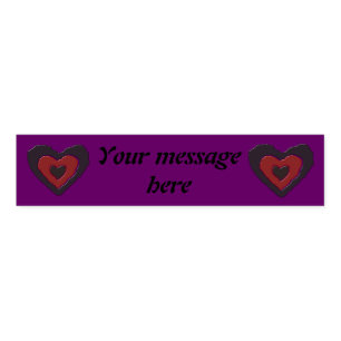 Gothic Melting Love Heart Custom Napkin Band