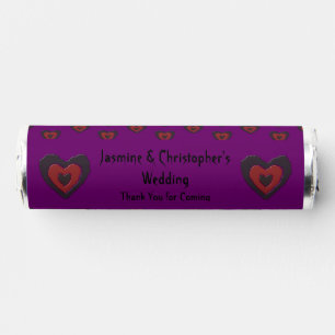 Gothic Melting Love Heart Custom Wedding Breath Savers® Mints