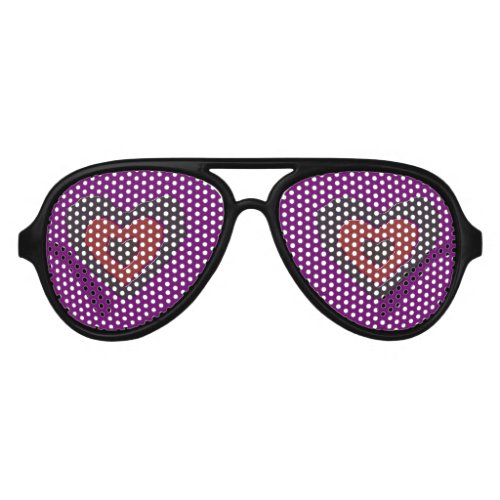 Gothic Melting Love Heart Party Shades