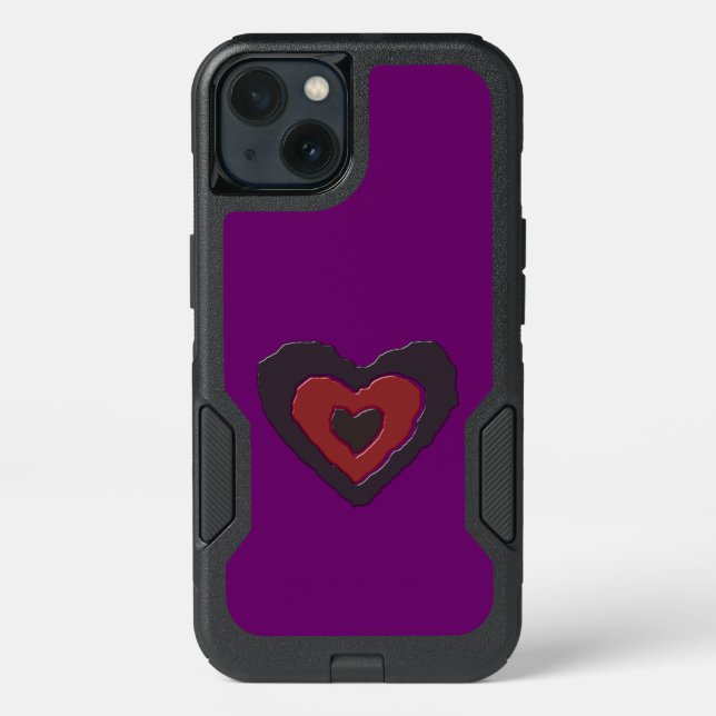 Gothic Melting Love Heart Phone Case (Back)