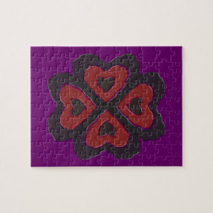 Gothic Melting Love Heart Puzzle