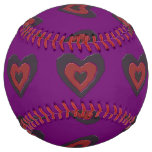 Gothic Melting Love Heart Softball at Zazzle