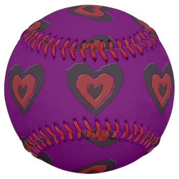 Gothic Melting Love Heart Softball by DestroyingAngel at Zazzle