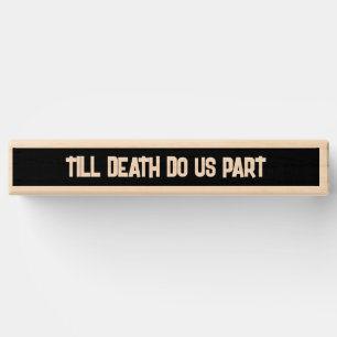 GOTHIC MEMORY GUEST BOOK BLOCKS PERSONALIZED TOPPLE TOWER