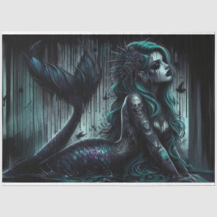 Gothic Mermaid Tissue Paper