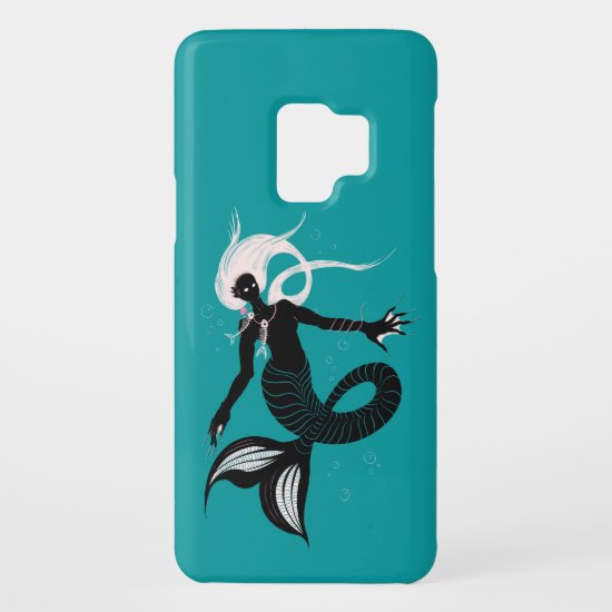 Gothic Mermaid With Fishbone Necklace Dark Art Case-Mate Samsung Galaxy S9 Case