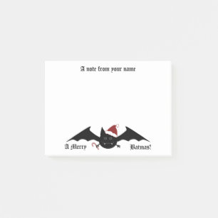 Gothic Merry Batmas cute Post-it Notes