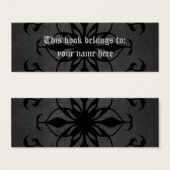 Gothic mini bookmarkers or skinny business cards (Front & Back)