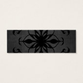Gothic mini bookmarkers or skinny business cards (Back)