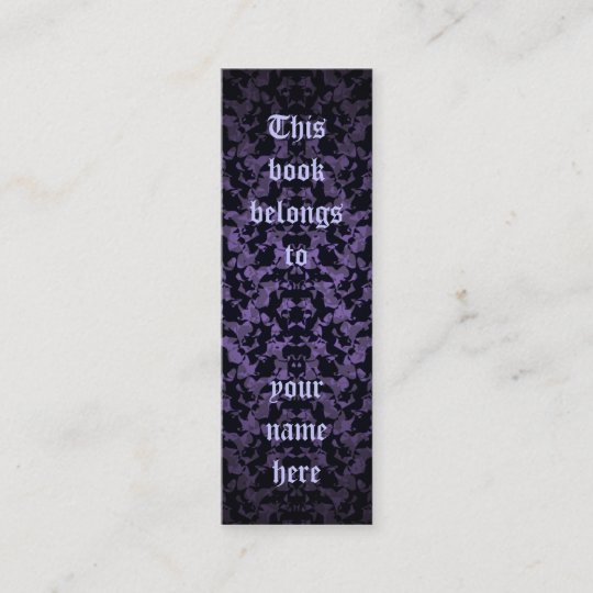 gothic mini bookmarks or skinny business cards zazzlecom
