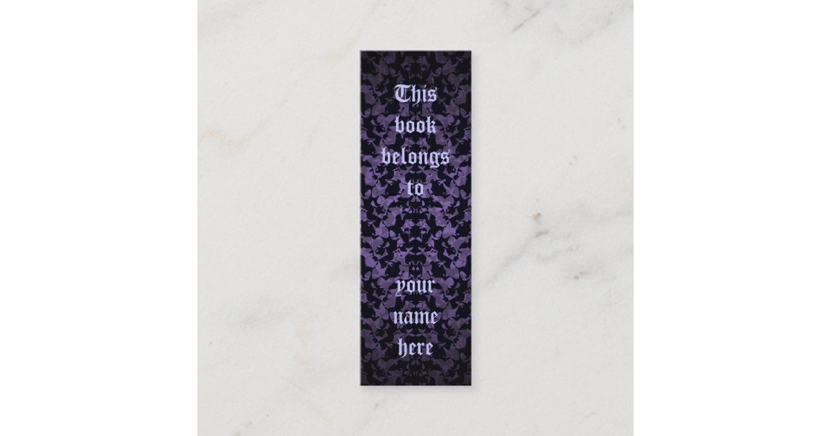 Gothic mini bookmarks or skinny business cards Zazzle