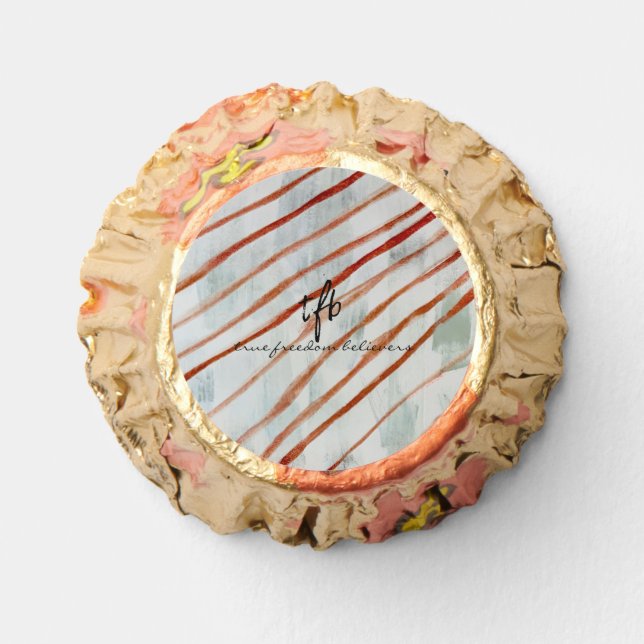 Gothic Mint Candy Halloween Peanut Butter Cups (Front)