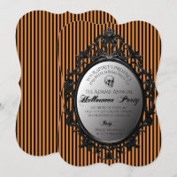 Gothic Mirror Halloween Party Invitation