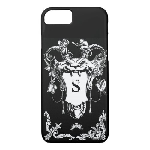 Gothic monster antique architectural decoration  iPhone 87 case