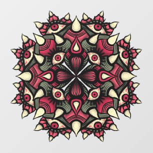 Gothic Monster Wall Decal - Creepy Horror Fantasy