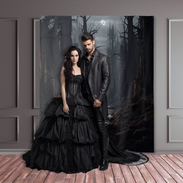 Gothic Moody Dark Forest XLarge Tapestry (Creator Uploaded)