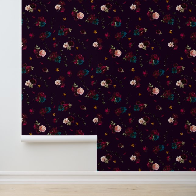 Gothic Moody Flowers  Wallpaper (Application)