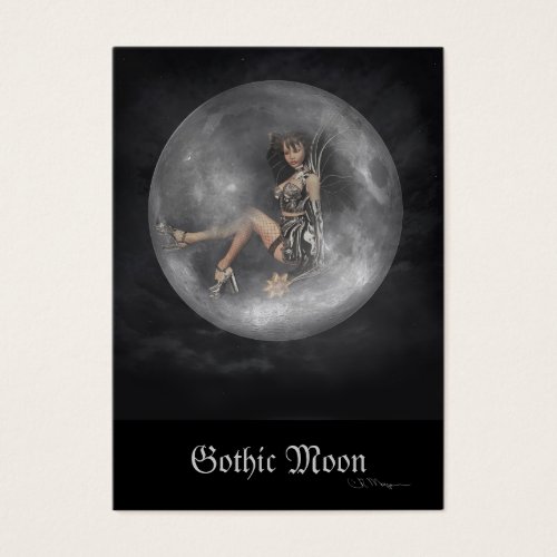 Gothic Moon _ Artist Trading Cards