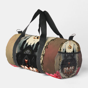 Gothic Moon –Eternal Love Beneath the Midnight Sky Duffle Bag