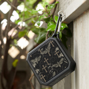 Gothic Moth & Cross Bluetooth Speaker