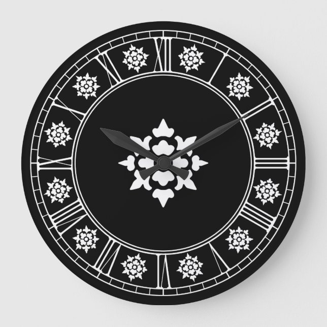 Gothic Motif Large Clock (Front)