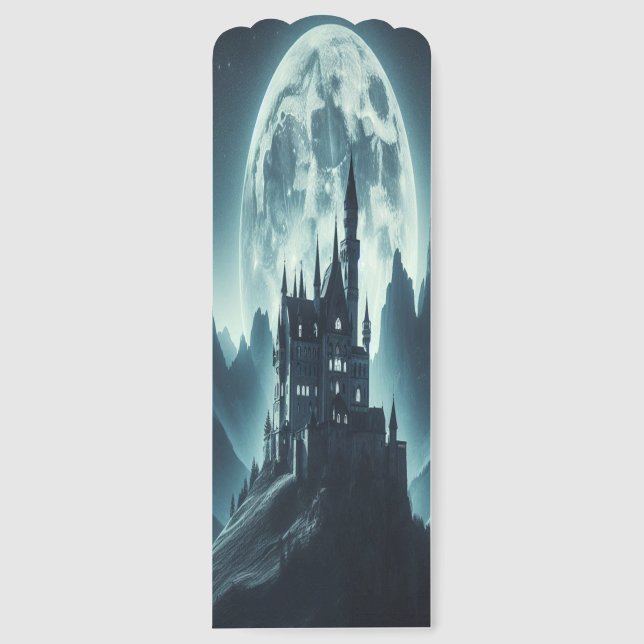 Gothic mountain castle  bookmarks (Front)
