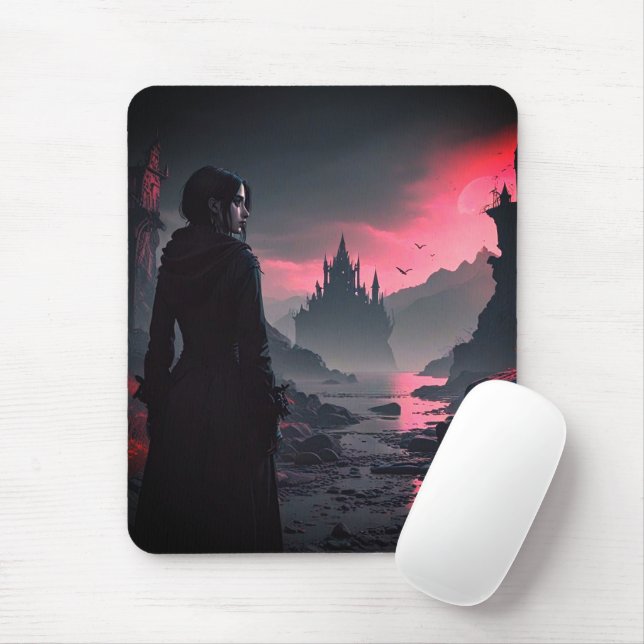 Gothic-  Mousepad (With Mouse)