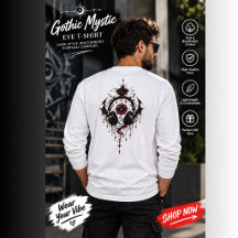 Gothic Mystic Eye T-Shirt – Dark Fantasy Occult Sy