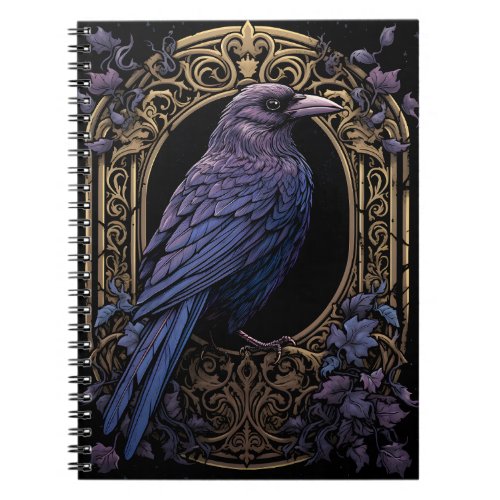 Gothic Mystical Raven Notebook