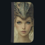 Gothic Mythological Medieval Nymph Fantasy Dragon  Galaxy S4 Wallet Case<br><div class="desc">Gothic Mythological Medieval Nymph Fantasy Dragon 
Perfect gift under $50.00 for Birthdays & Christmas stocking stuffers. 
Thank you for Visiting & Shipping in my Store!
All My Love,  Fluid,  Digital,  Dotted & Graphic Arts</div>