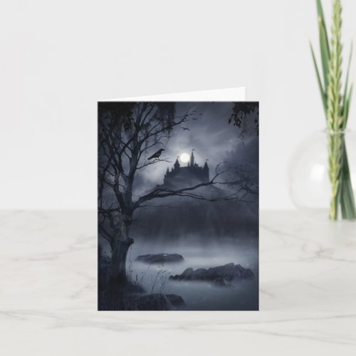 Gothic Night Fantasy Note Card