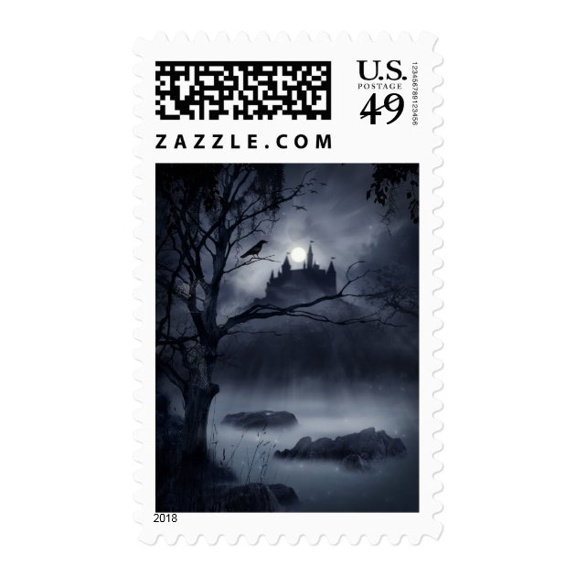 Gothic Night Fantasy Postage Stamp