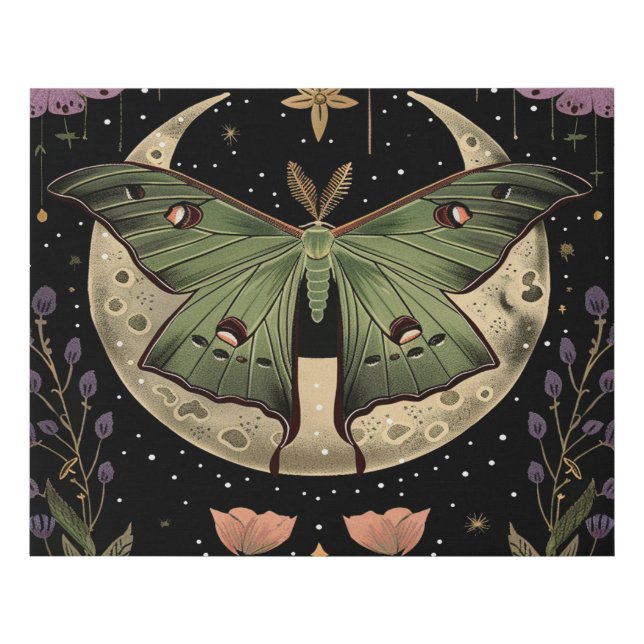  Gothic night sky illustration Faux Canvas Print (Front)