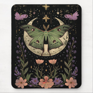 Gothic night sky illustration Mouse Pad
