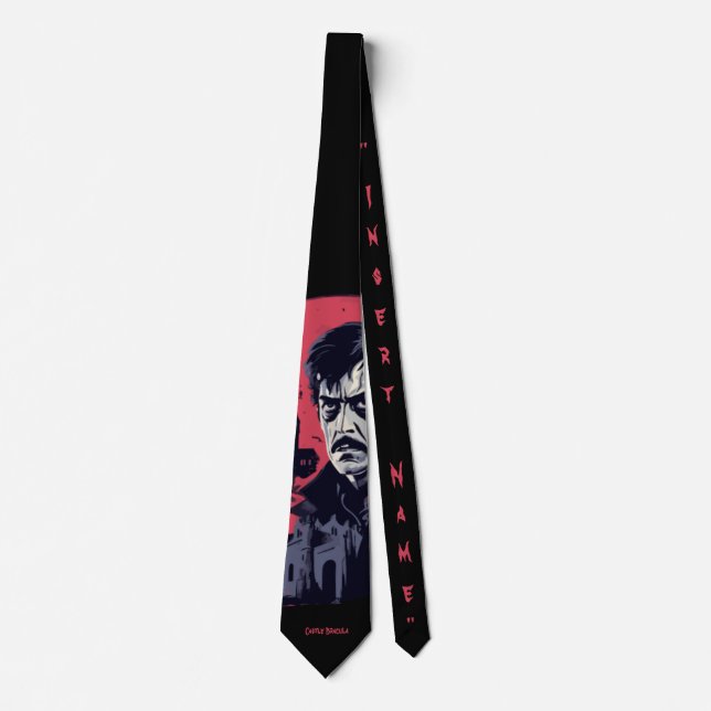 Gothic Nightmare Neck Tie (Front)