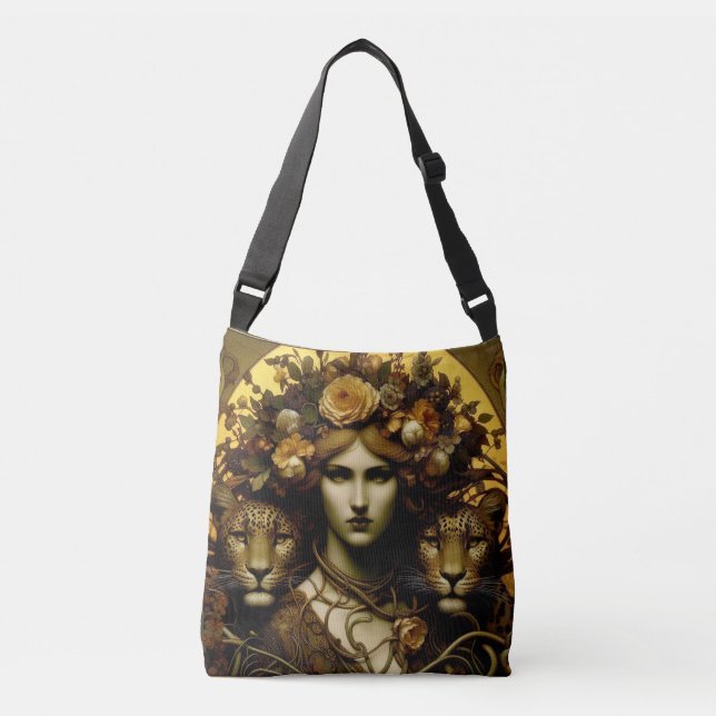 gothic nouveau goddess sun summer solstice Tote (Front)