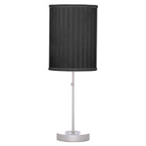 Gothic Nursery Distressed Black Stripe  Table Lamp