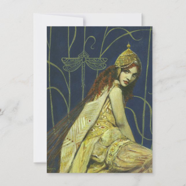 Gothic Nymph Invitation (Front)