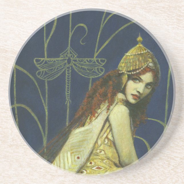 Gothic Nymph Retro Coaster (Front)