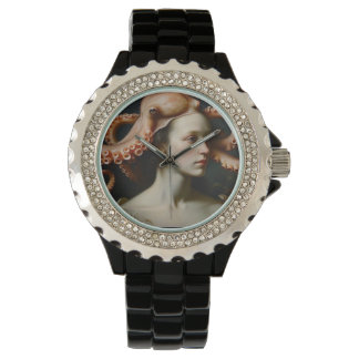 Gothic Octopus Elegance of Dark Whimsy Watch