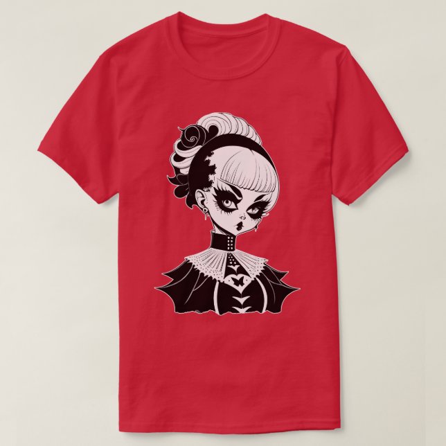 Gothic or Goth Witch Dark Aesthetic 1 T-Shirt (Design Front)