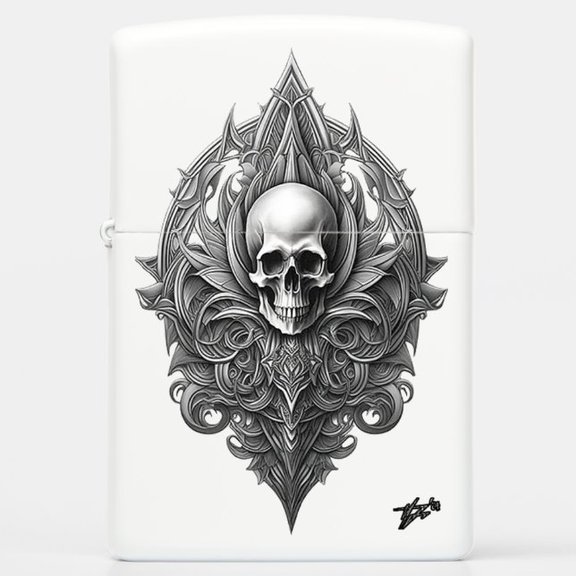 gothic ornament #1 zippo lighter (Front)