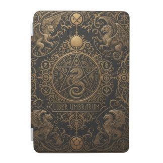 Gothic Ornamental Embossed Book of Shadows iPad Mini Cover