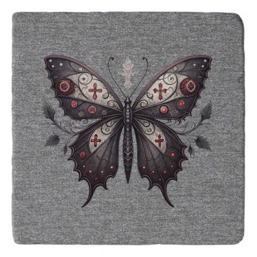 Gothic Ornate Crosswing Butterfly Trivet