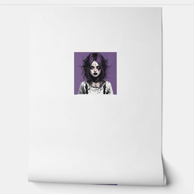 Gothic paper wallpaper  (Unrolling)