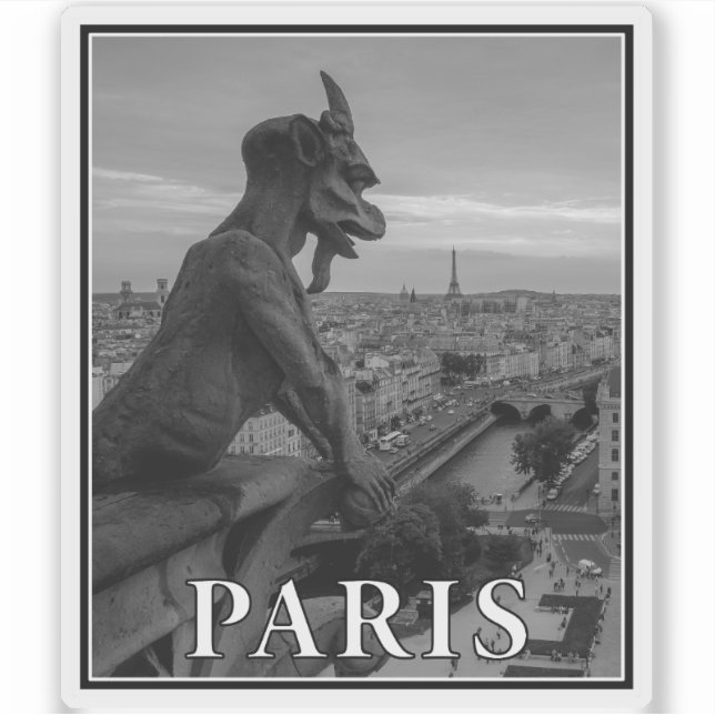 Gothic Paris Sticker (Front)