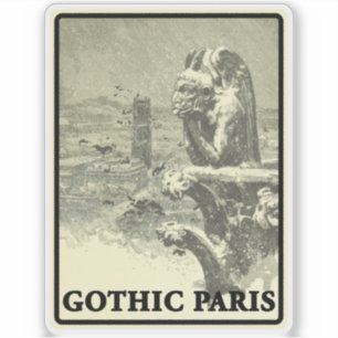 Gothic Paris - v2 Sticker