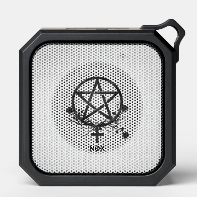 Gothic Pentagram Portable Speaker (Front)